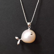 【Sterling Silver】setting-Swan&Goldfish Pendant（without Pearl without chain）